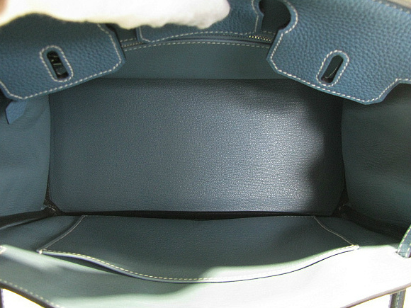 エルメス バーキン25(トゴ/ブルージーン/シルバー/金具)